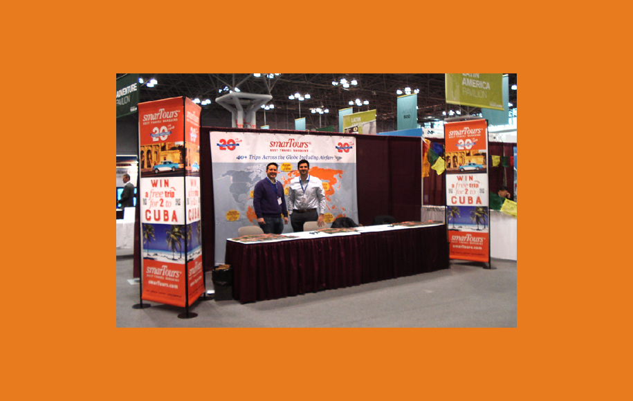 smarTours ready for the New York Times Travelshow at the Javits Center 2016