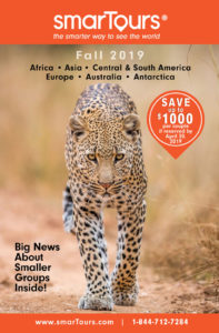 Africa Safari brochure front cover leopard camilart
